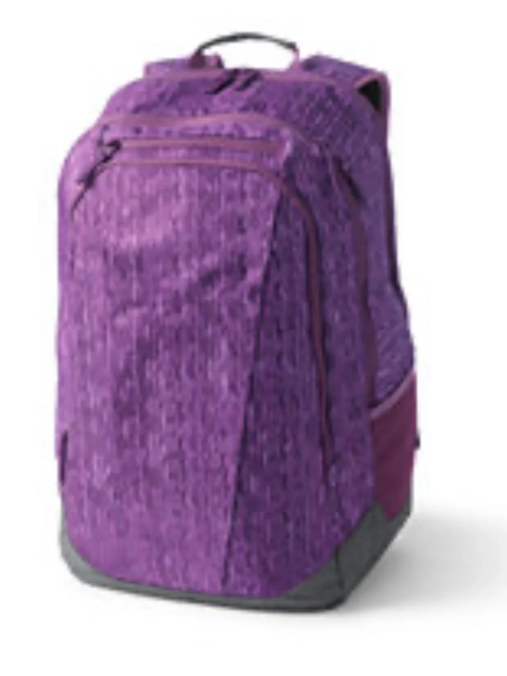 Lands End Kids TechPack XL Backpack in Mulberry Chevron